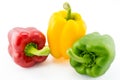 Paprika is a cultivar of the species Capsicum annuum paprika yield different colors, including red, yellow, orange and green Royalty Free Stock Photo