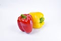 Paprika. Pepper red. Bell pepper isolated. Sweet red peppers. With clipping path. Royalty Free Stock Photo