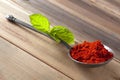 Paprika powder spice Royalty Free Stock Photo