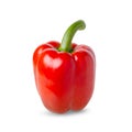 Paprika. Red bell pepper. Isolated on a white background Royalty Free Stock Photo