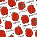 Paprika vector pattern