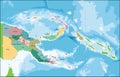 Papua New Guinea map