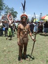Papua Warrior Royalty Free Stock Photo