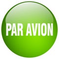 par avion button