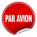 par avion sticker