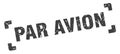 par avion stamp