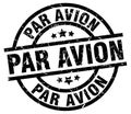 Par avion stamp Royalty Free Stock Photo