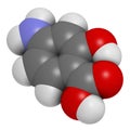 Para-aminosalicylic acid drug molecule. Used in treatment of tuberculosis and inflammatory bowel disease (ulcerative colitis,