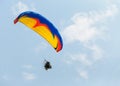 Para glider and blue sky