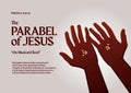 Parable of Jesus Christ about the mustard seed Royalty Free Stock Photo
