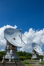 Parabona antenna for receiving radio waves in space at Nobeyama, Nagano Prefecture, Japan.