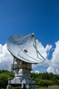 Parabona antenna for receiving radio waves in space at Nobeyama, Nagano Prefecture, Japan.