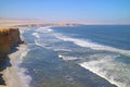 Paracas National Reserve, Known as Where the Desert Meets the Ocean, Ica Region of Peru Royalty Free Stock Photo