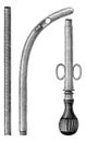 Paracentesis probe equipped with its flexible metal chuck, vinta