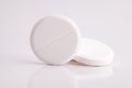 Paracetamol painkiller pills against headache