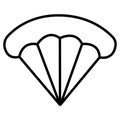 Parachute Air Landing Skydiving icon