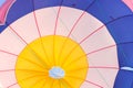 Parachute bottom view Royalty Free Stock Photo