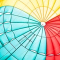 Parachute canopy close-up Royalty Free Stock Photo