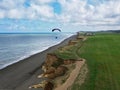 Parachute gliding in Norfolk