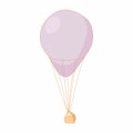 Parachute icon in cartoon style Royalty Free Stock Photo