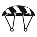 Parachute icon, simple style Royalty Free Stock Photo