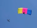 Parachute jump Royalty Free Stock Photo
