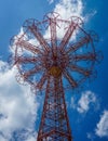 Parachute jump tower - famous Coney Island landmark in Brooklyn, New York Royalty Free Stock Photo