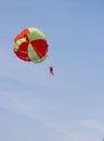 Parachute jumping Royalty Free Stock Photo