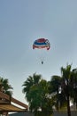 Parachute over the sea, a resort water activities