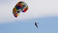 Parachute planning in acapulco Royalty Free Stock Photo