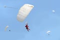 Parachute Tandem Jump Royalty Free Stock Photo