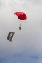 Parachute Team at Air Show of Turkish Air Force