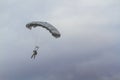 Parachute Team at Air Show of Turkish Air Force