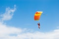 The parachuter Royalty Free Stock Photo
