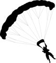 Parachuter Royalty Free Stock Photo