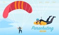 Parachuting, Skydiving Sports Activity Sportsmen