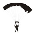 Parachutist Royalty Free Stock Photo