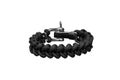 paracord bracelet isolated on white back