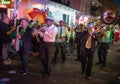 Parade Bourbon Street, New Orleans Royalty Free Stock Photo