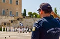 Parade changing of the guard in Athens.