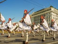 Parade changing of the guard in Athens.