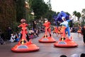 Parade with Elastigirl at Disneys California Adven