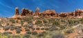 Parade of Elephants in Arches National Park, Moab, Utah Royalty Free Stock Photo