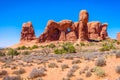 Parade of Elephants at the Arches National Park Royalty Free Stock Photo