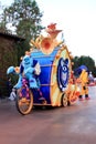 Parade float at Disney's California Adventure