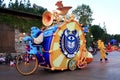 Parade float at Disneys California Adventure