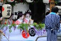 Parade of flowery Geisha girls at Gion festival