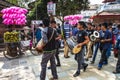 Parade of group of Musician Dasain Festival , Kathmandu , Nepal