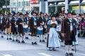 Parade of the hosts of the Wiesn Royalty Free Stock Photo