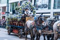 Parade of the hosts of the Wiesn Royalty Free Stock Photo